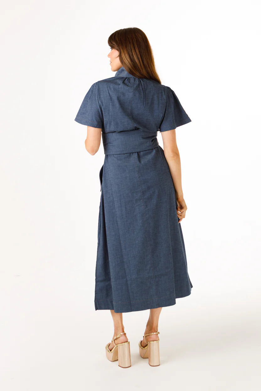 Gretchen Dress-Stretch Denim
