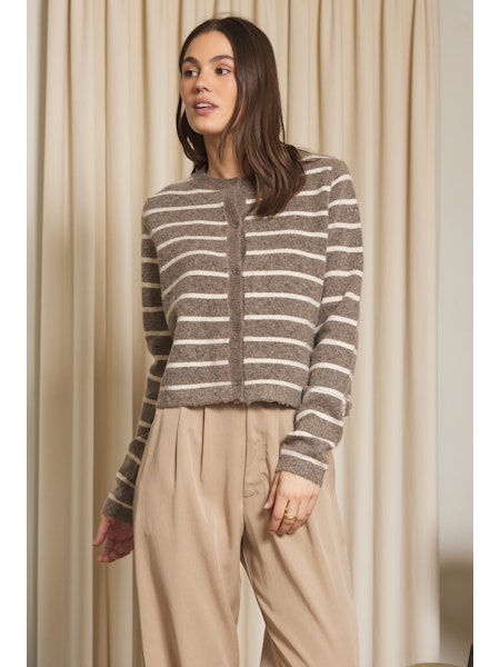 Silverton Cardigan-Walnut