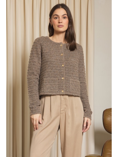 Merritt Cardigan-Walnut