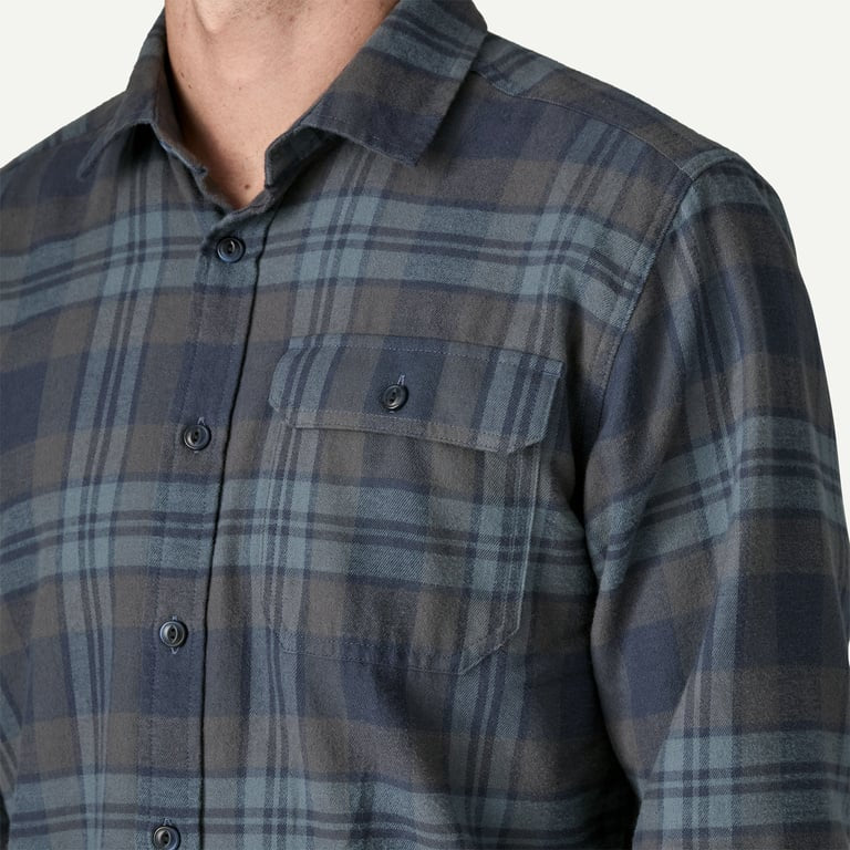 Fjord Lightweight Flannel Shirt - Noble Grey