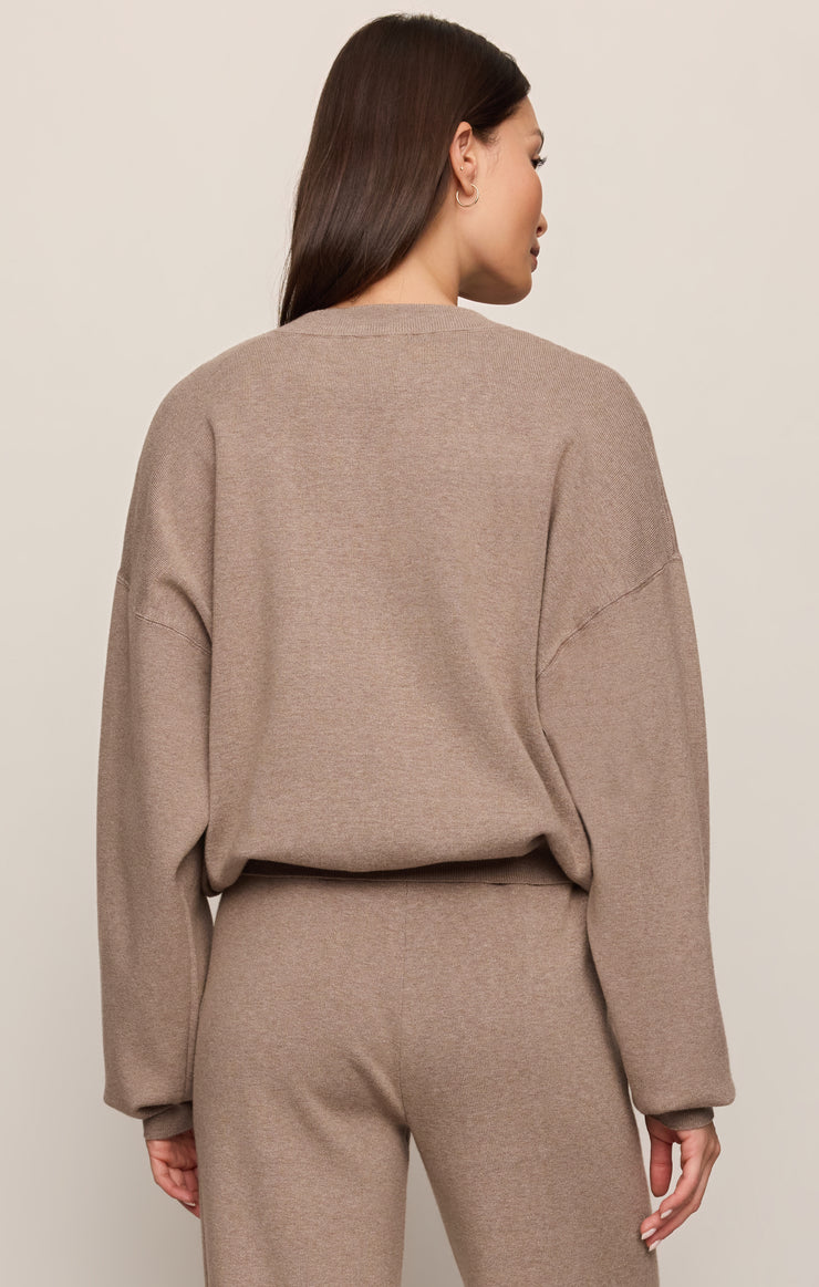 Take It Easy Sweater - Heather Ash
