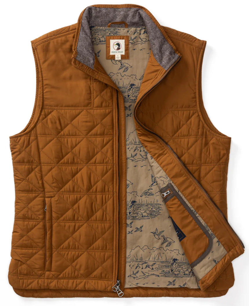 Fremont Sport Quilted Vest - Dark Amber