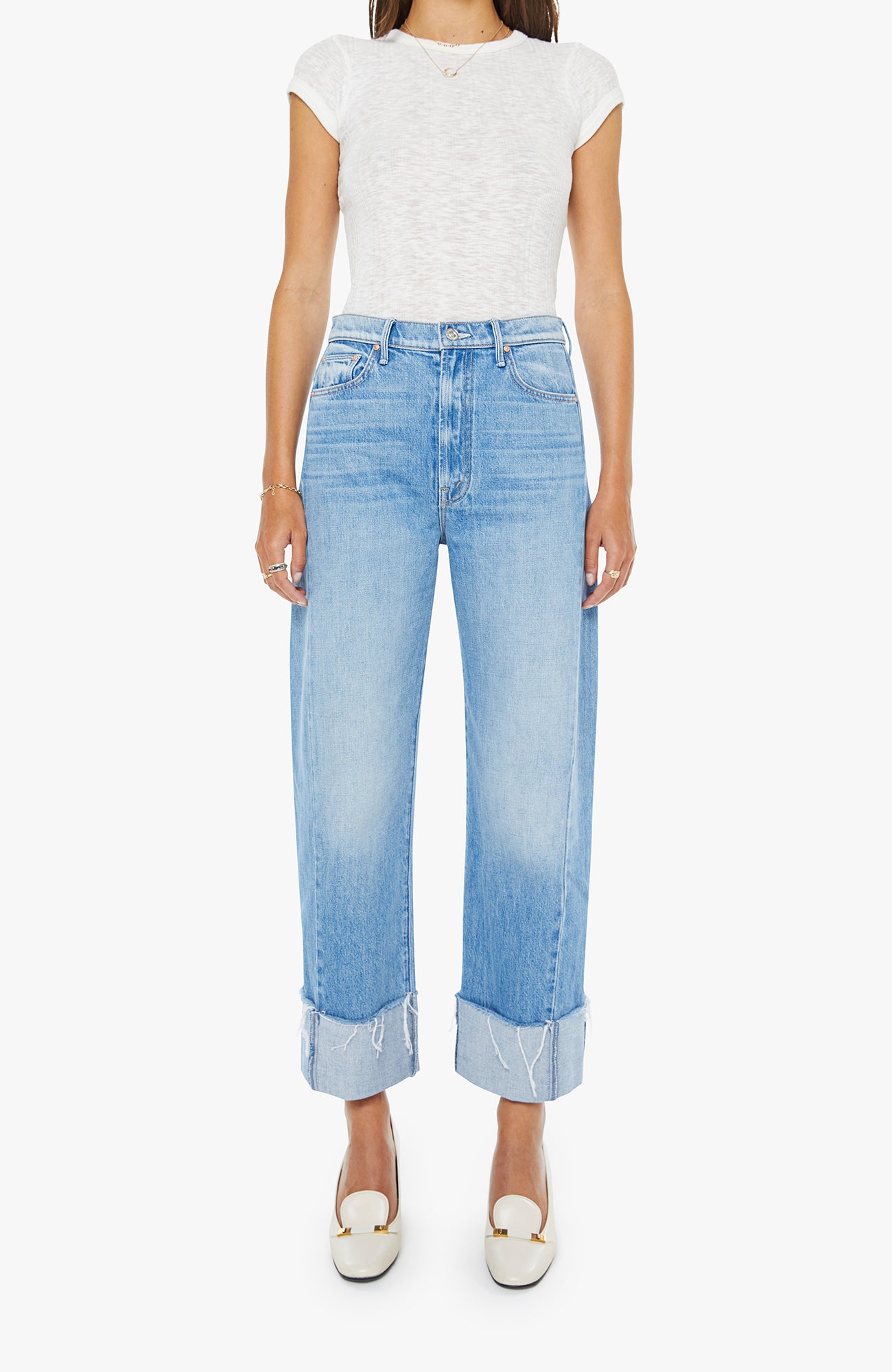 Mother The Half-Pipe Ankle Cuff Fray-Last Bite