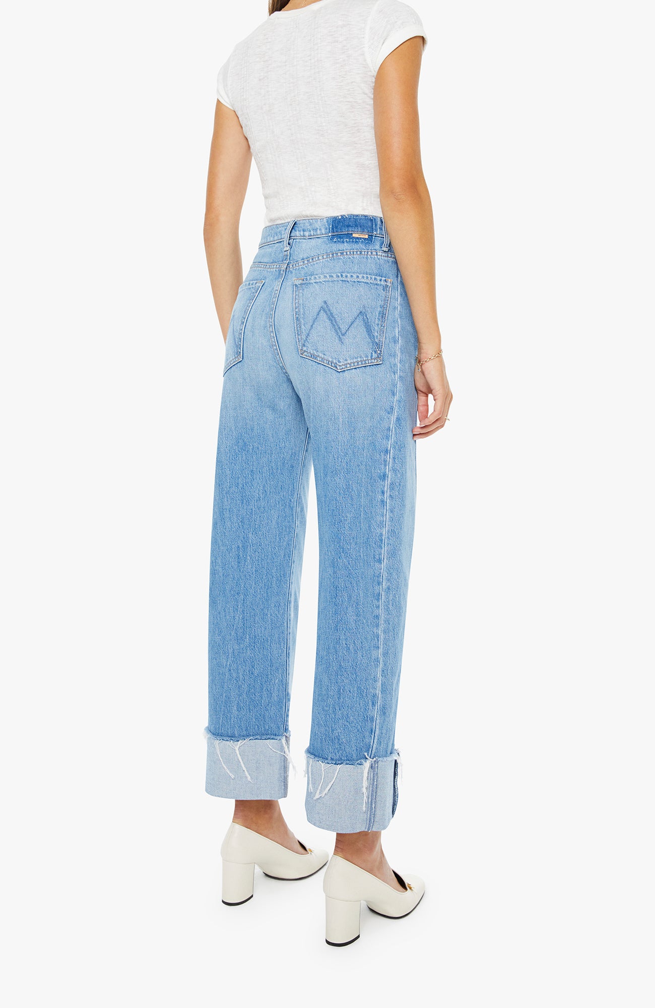 Mother The Half-Pipe Ankle Cuff Fray-Last Bite