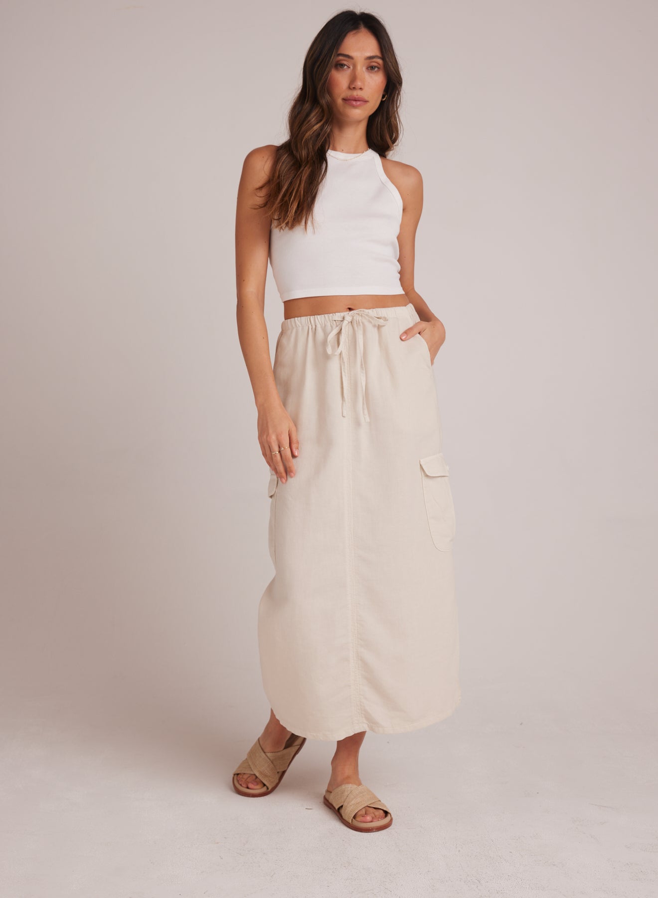 Bellow Pocket Cargo Skirt