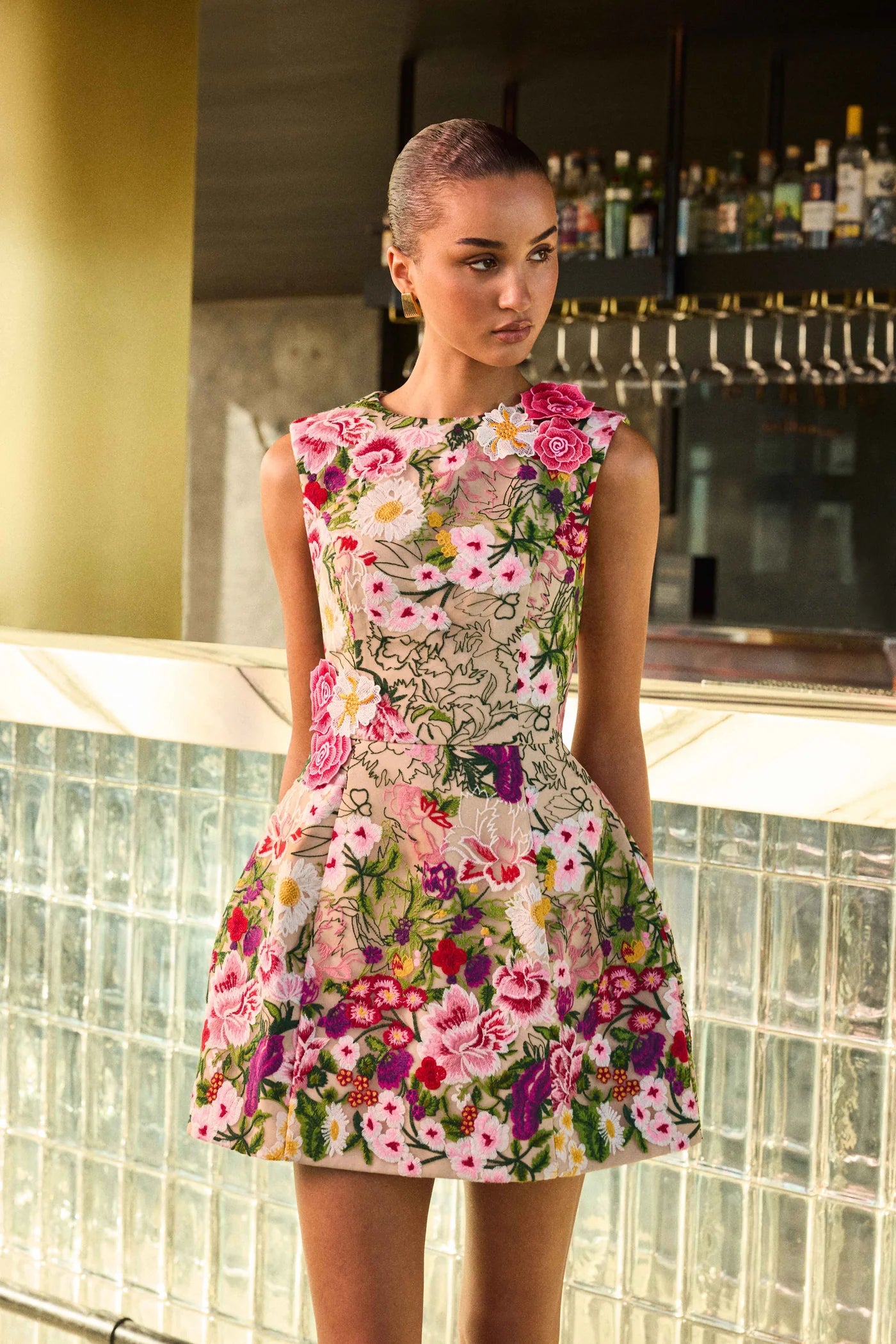 Elliatt Flora Mini Dress-Multi Floral Elliatt Flora Mini Dress-Multi Floral