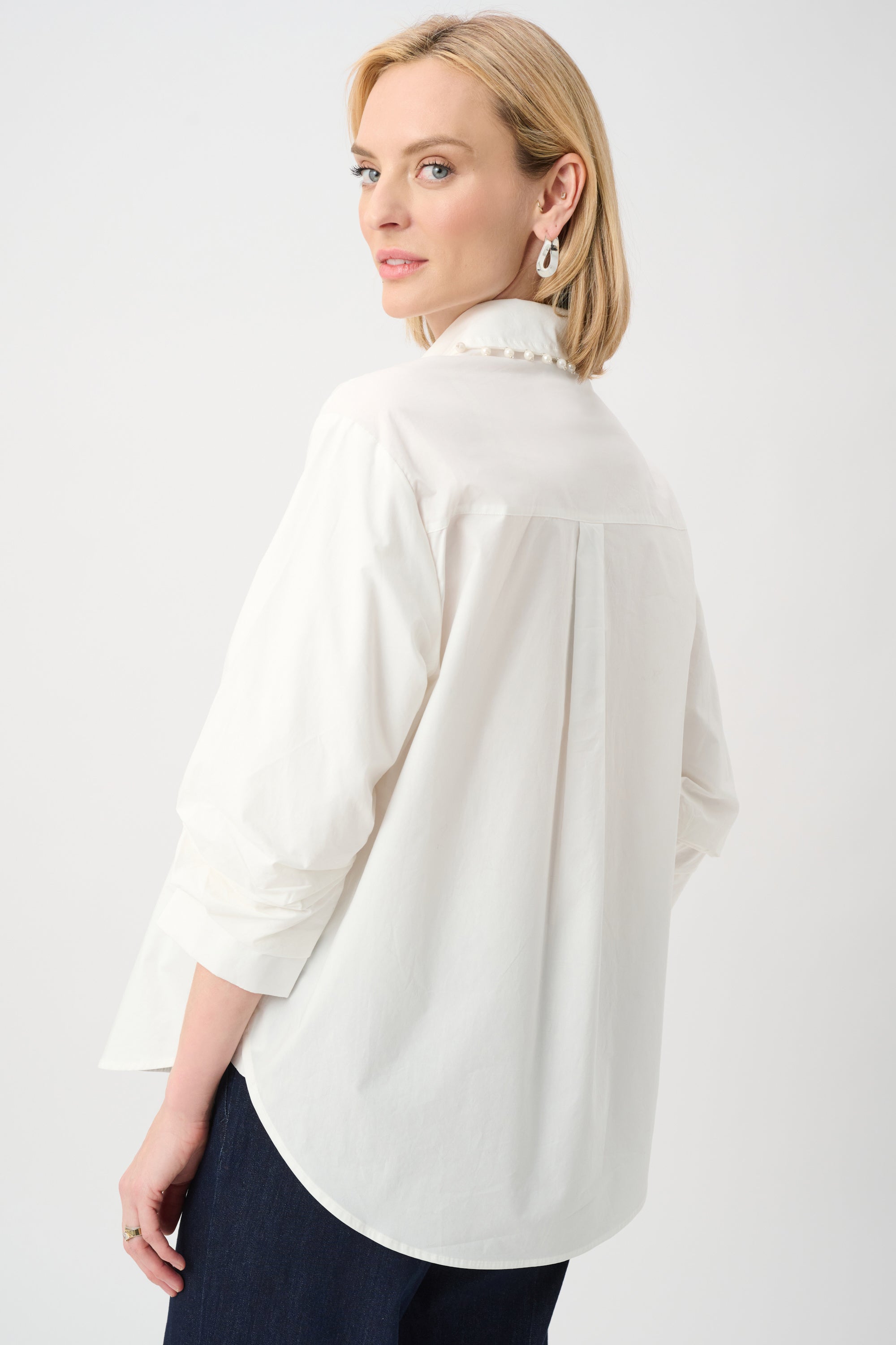 Cotton Poplin Pearl Top