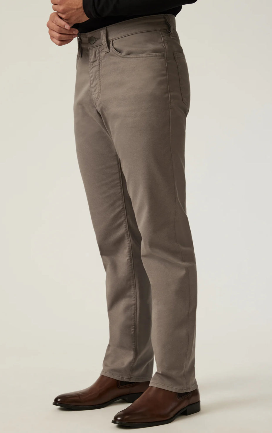 Charisma Relaxed Fit Coolmax Pants - Taupe