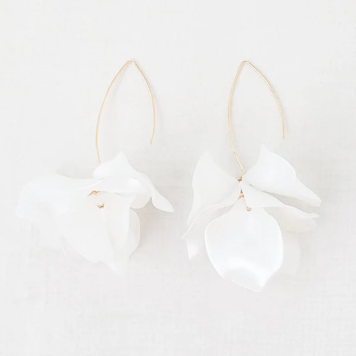 New Hyacinth Tiered Marquis Earrings