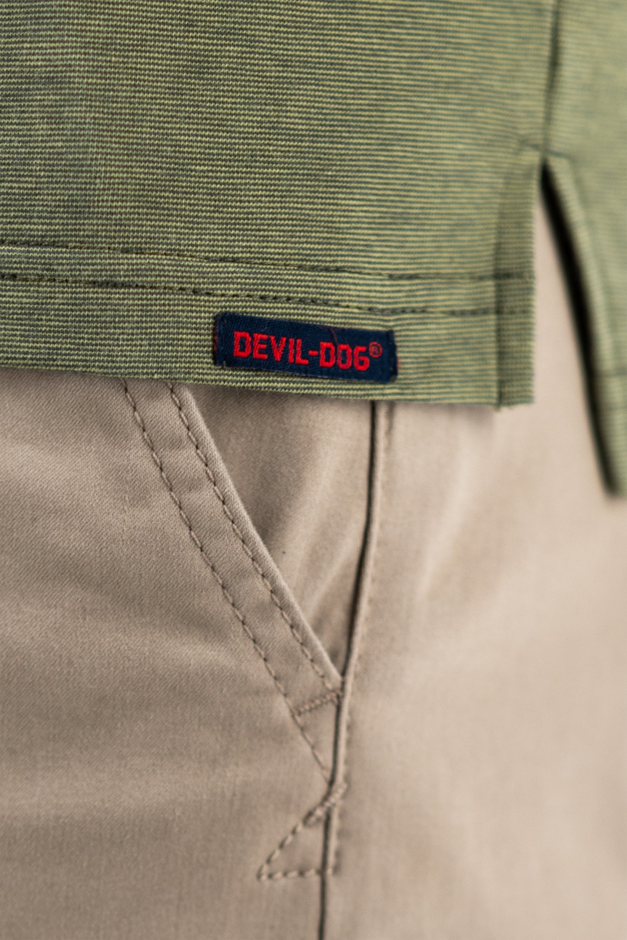 Melange Performance Polo - Ivy Green