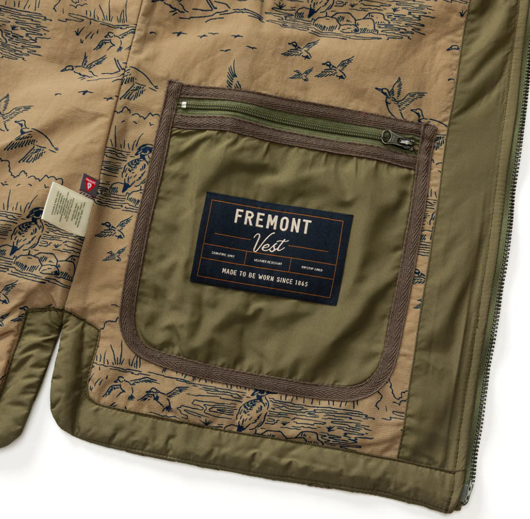 Fremont Sport Quilted Vest - Olive