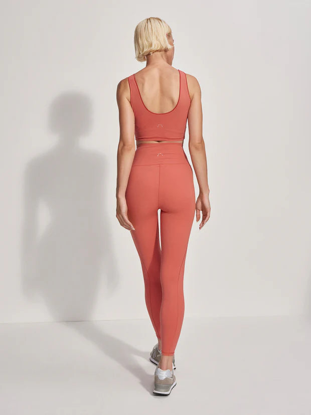 Shape High Rise Legging 25"-Varley-Mineral Red