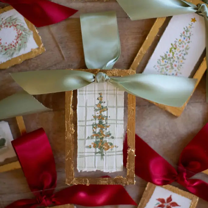 Porter Rivers Hand Painted Watercolor Ornaments