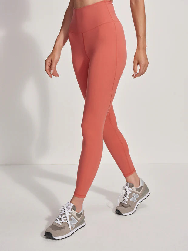 Shape High Rise Legging 25"-Varley-Mineral Red
