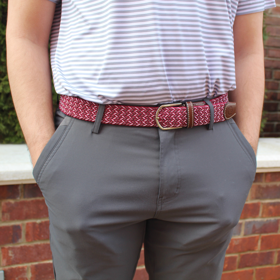 The Blackjack Woven Stretch Belt