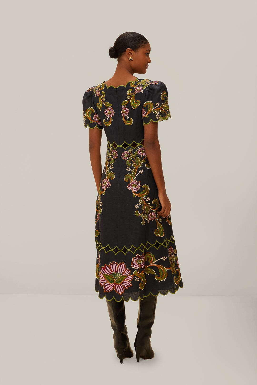 Ravenala Black Maxi Dress