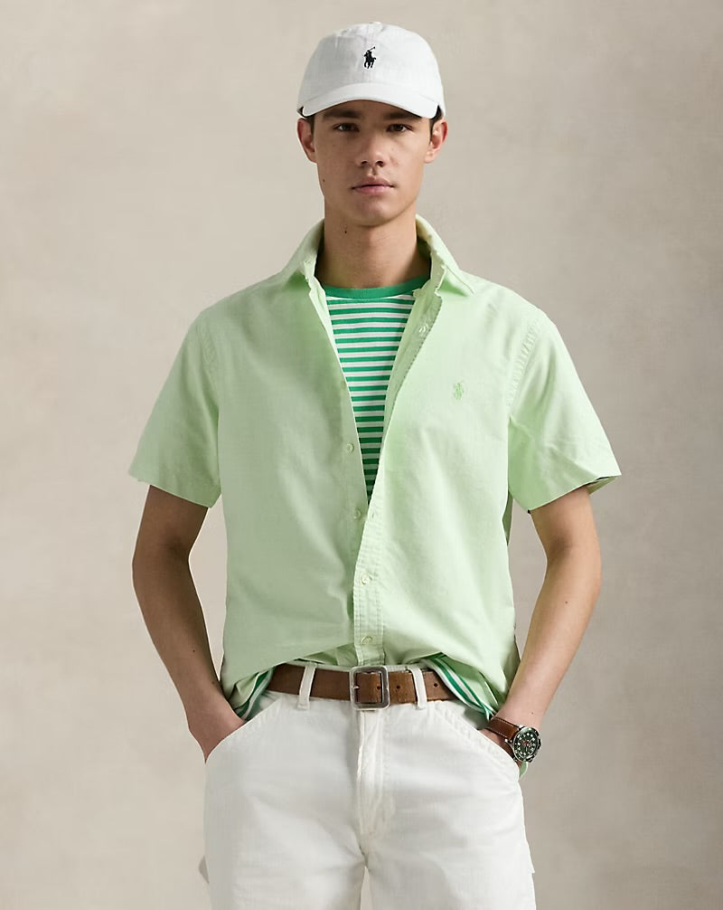 Mineral Dyed Short Sleeve - Leaf