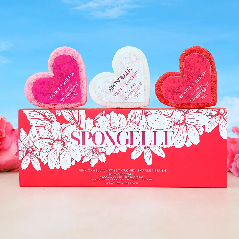Heart Buffer Travel Trio Set-Spongelli