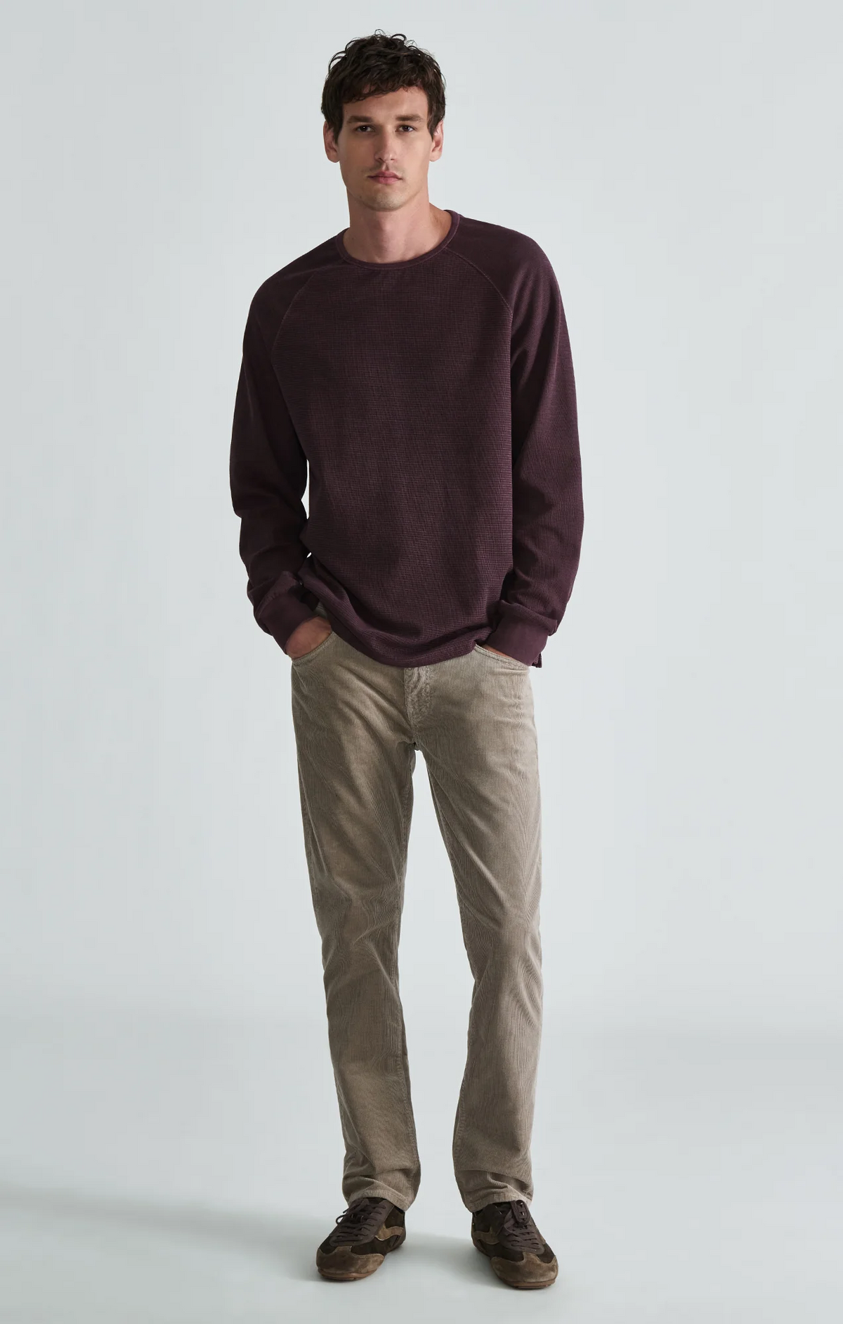 Interlock Raglan Long Sleeve - Dark Brown