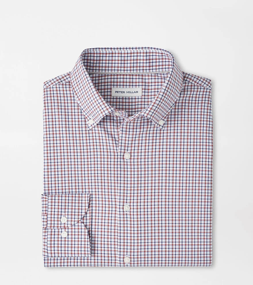 Julian Crown Lite Cotton Shirt - Navy