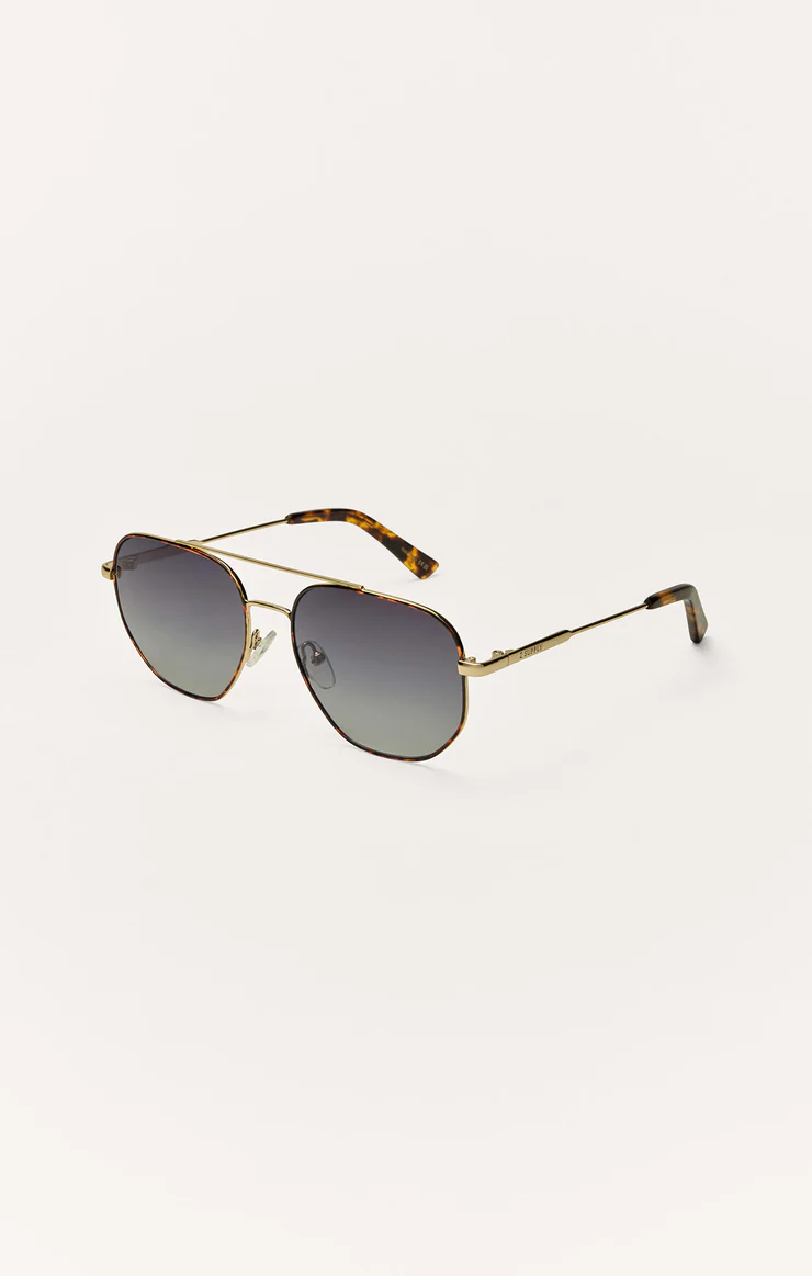 Highway Polarized Sunglasses - Tortoise Gold Gradient