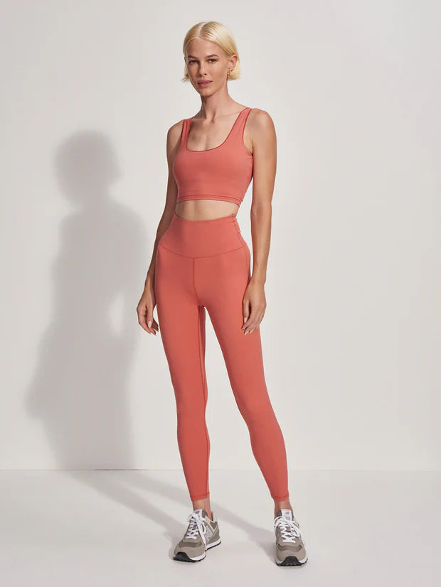 Shape High Rise Legging 25"-Varley-Mineral Red