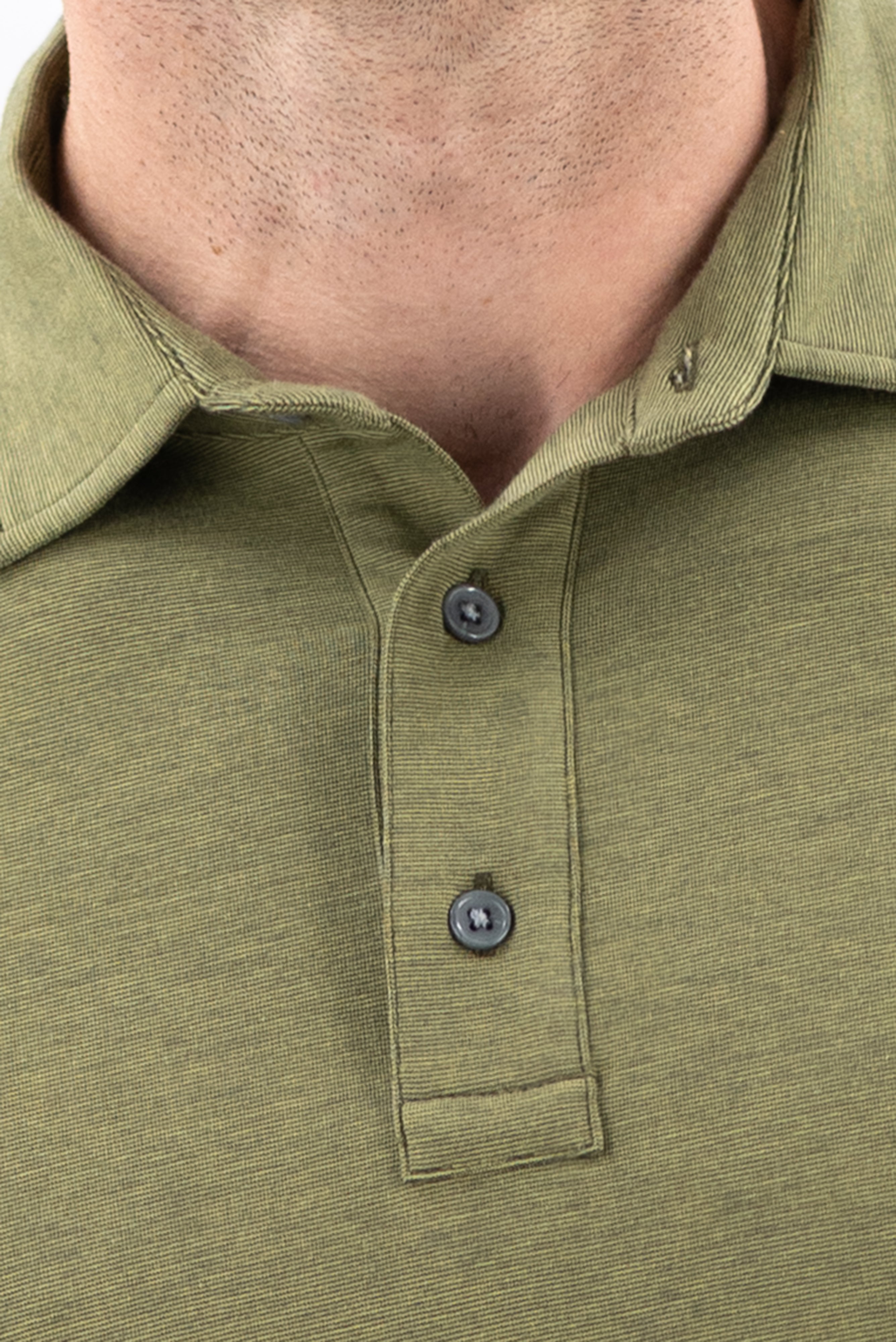 Melange Performance Polo - Ivy Green
