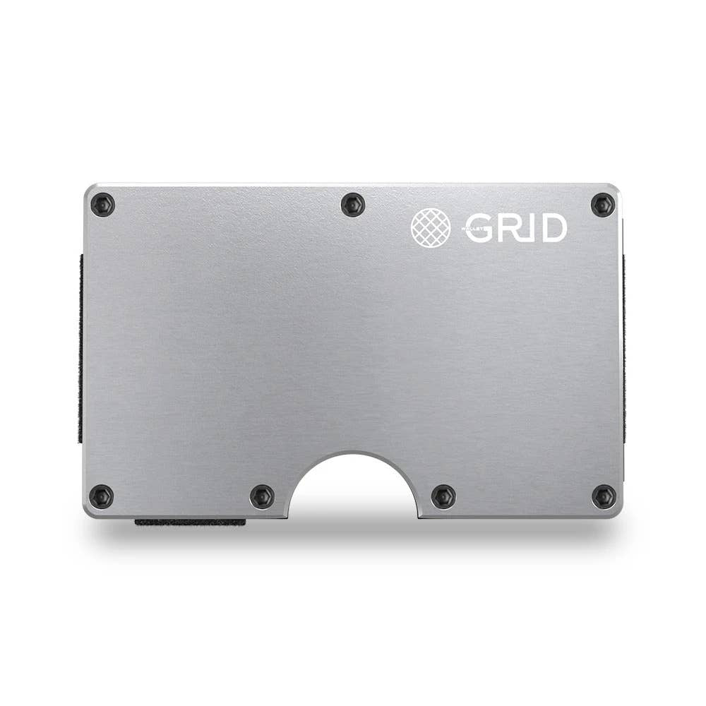 Silver Aluminum Money Clip