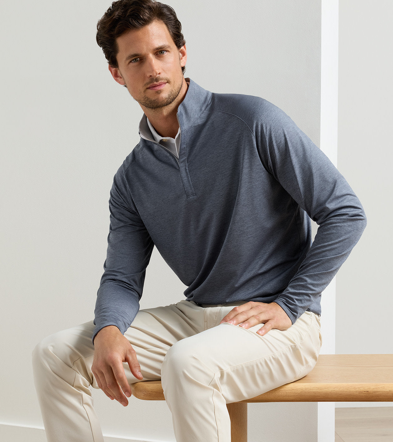 Stealth Performance Quarter-Zip - Steel