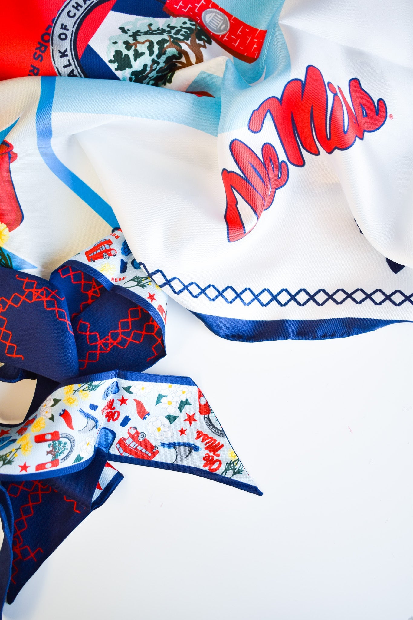 Ole Miss Rebels Skinny Scarf