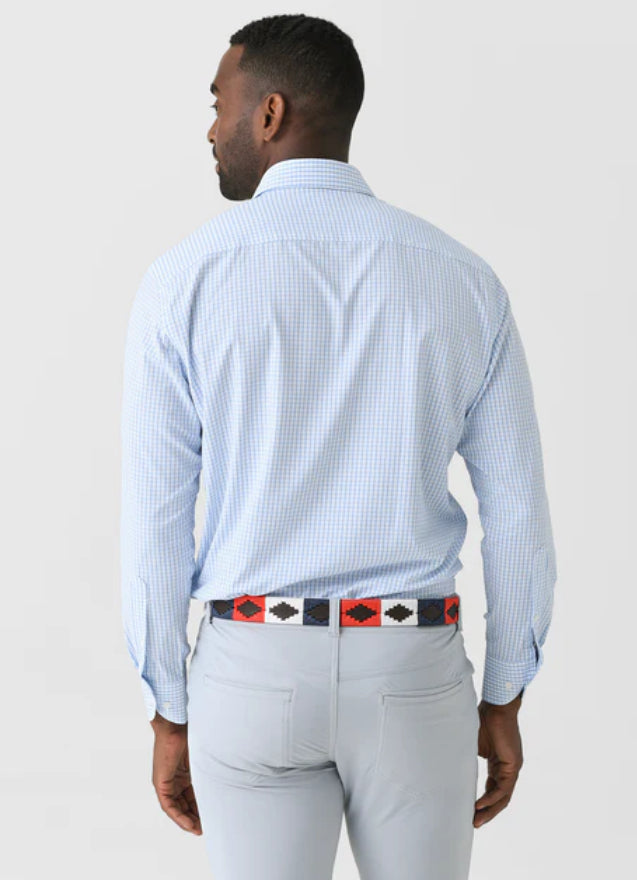 Hanford Performance Twill Shirt - Cottage Blue