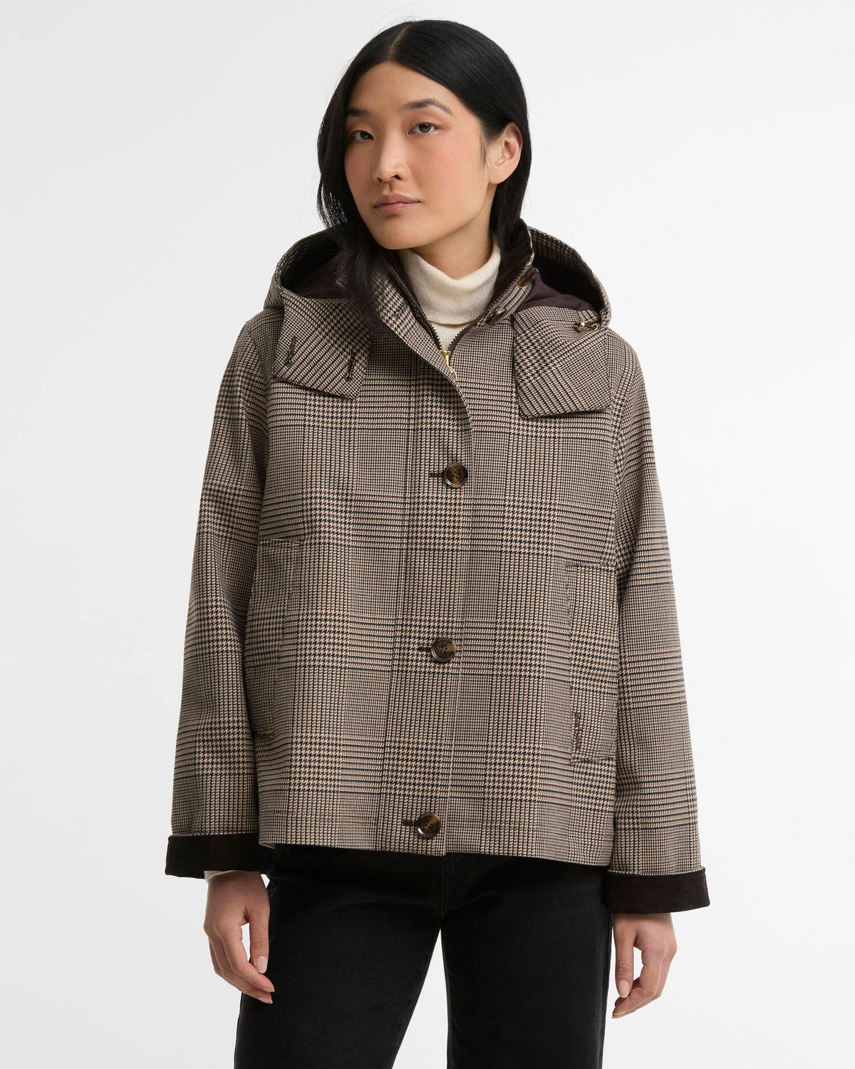 Barbour Connie Showerproof Jacket -Prince of Wales Check
