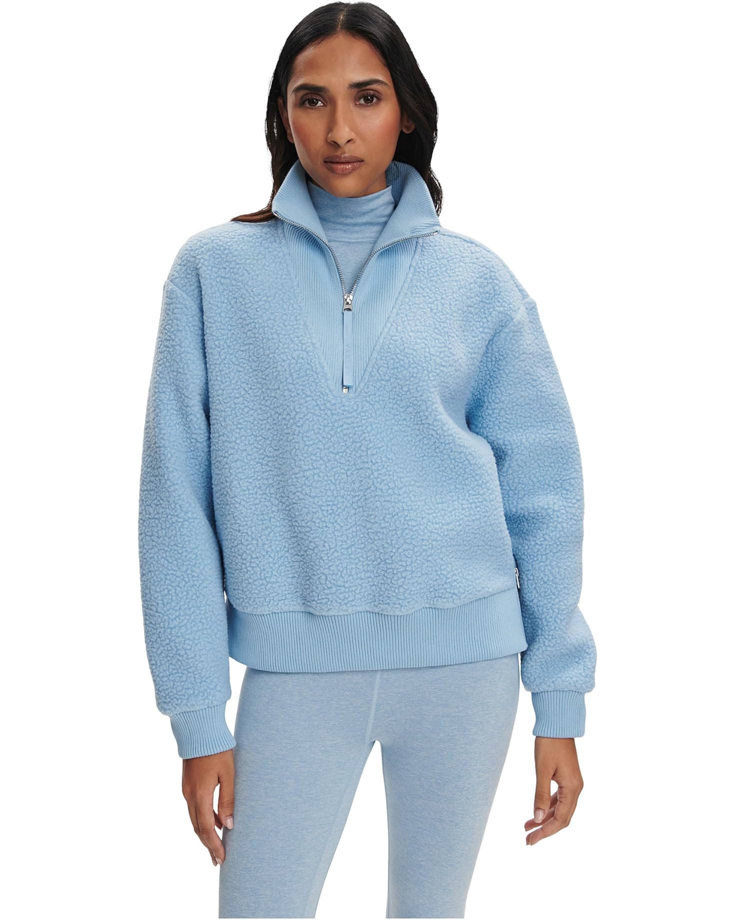 Jaylin Half Zip Fleece-Glacier Blue
