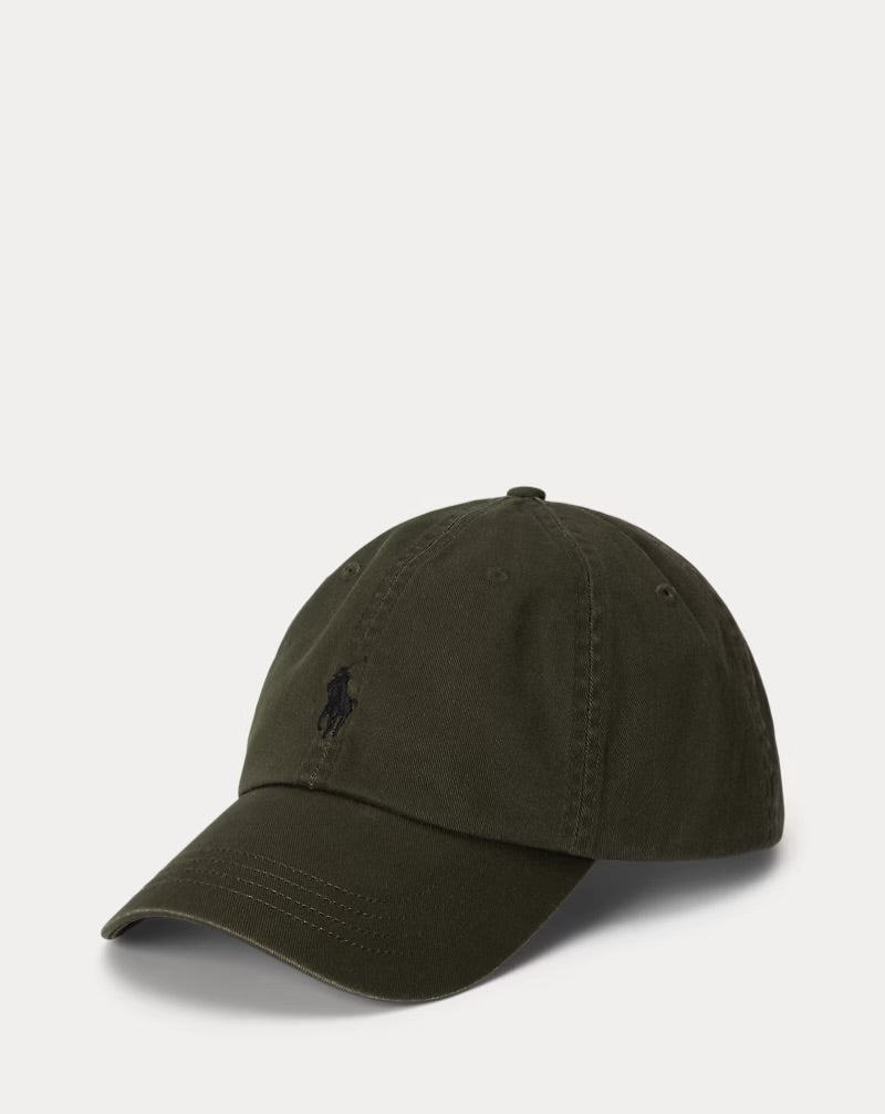 Cotton Chino Ball Cap - Company Olive