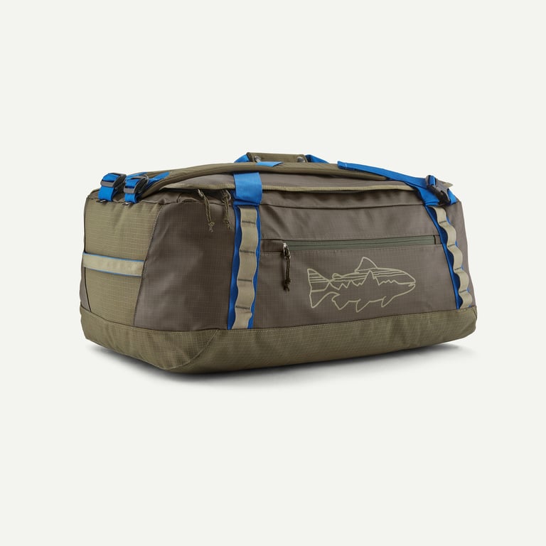 Black Hole Duffel 55L - Basin Green w/Fitz Trout