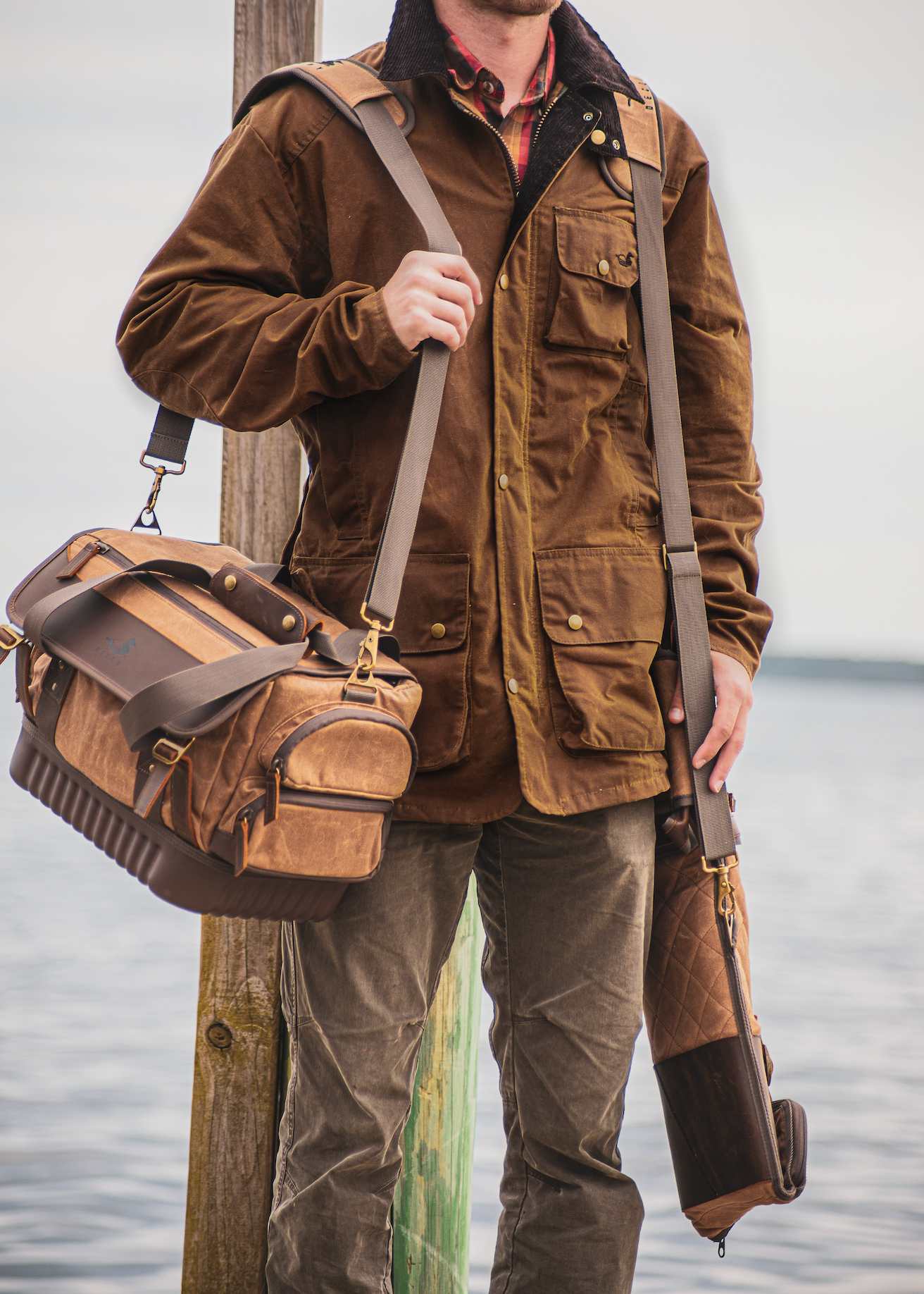 Waxed Canvas Blind Bag