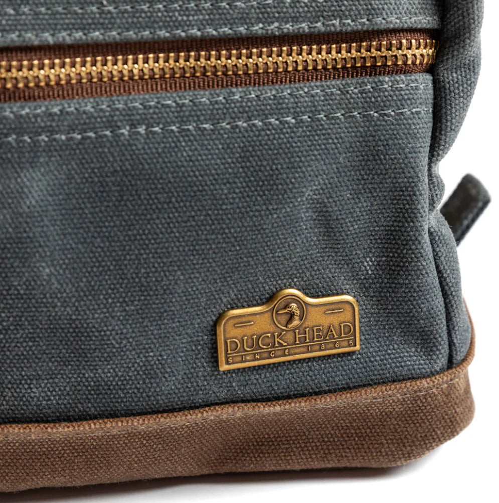 Waxed Canvas Dopp Kit - Charcoal