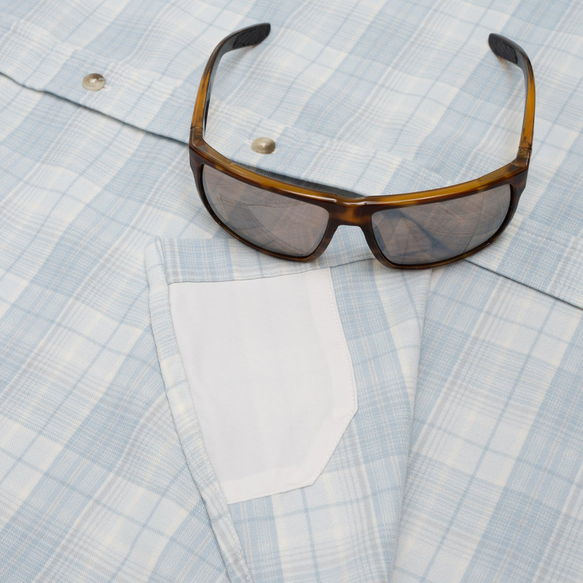 Hilton Head Flannel - Ice Blue