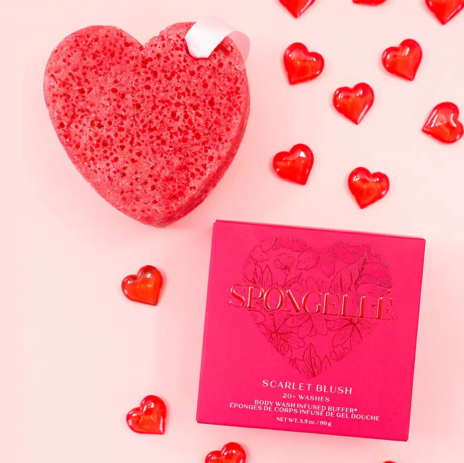 Scarlet Blush Heart Buffer-Spongelli