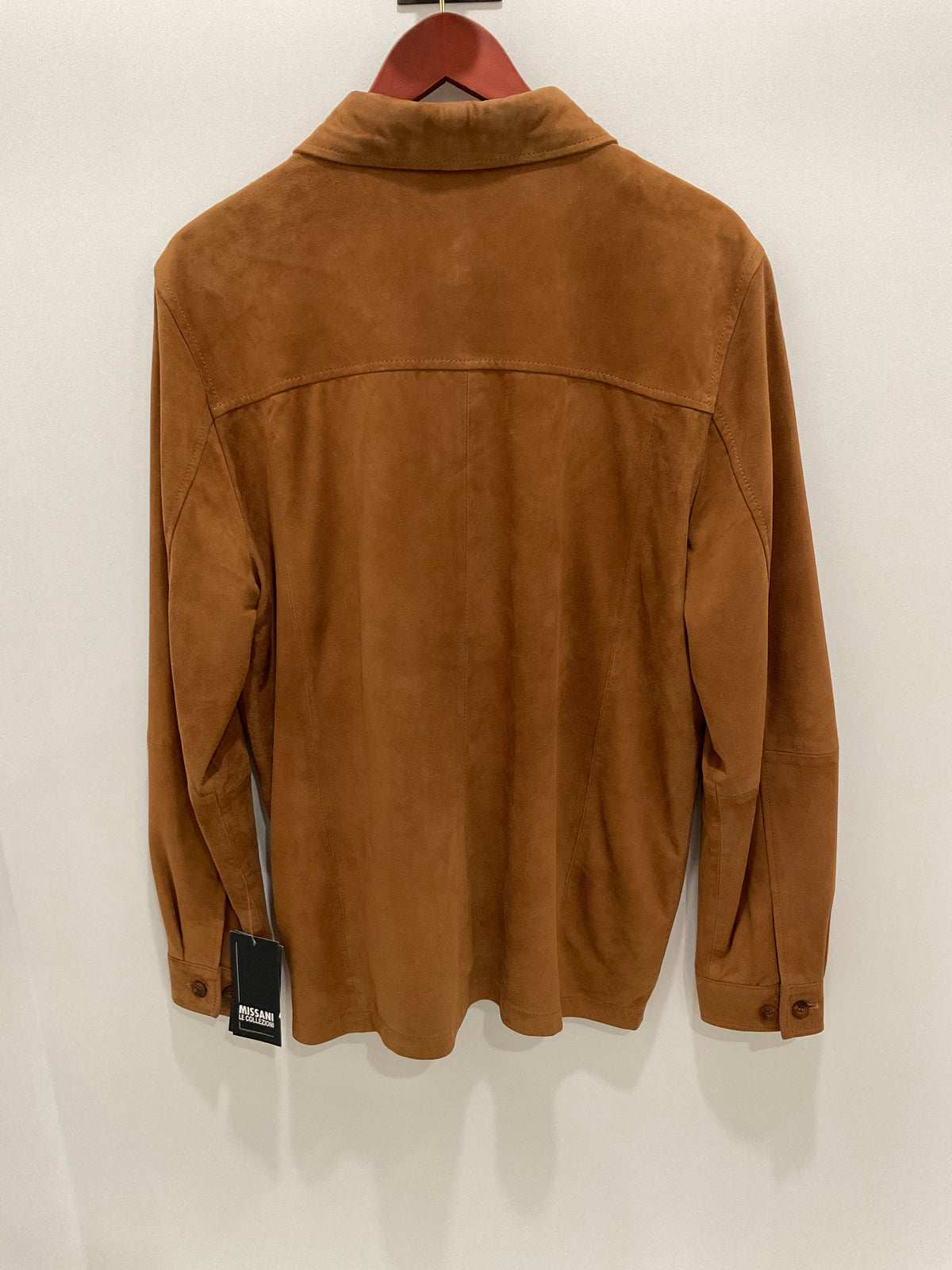 Missani Lamb Suede Shirt Jacket