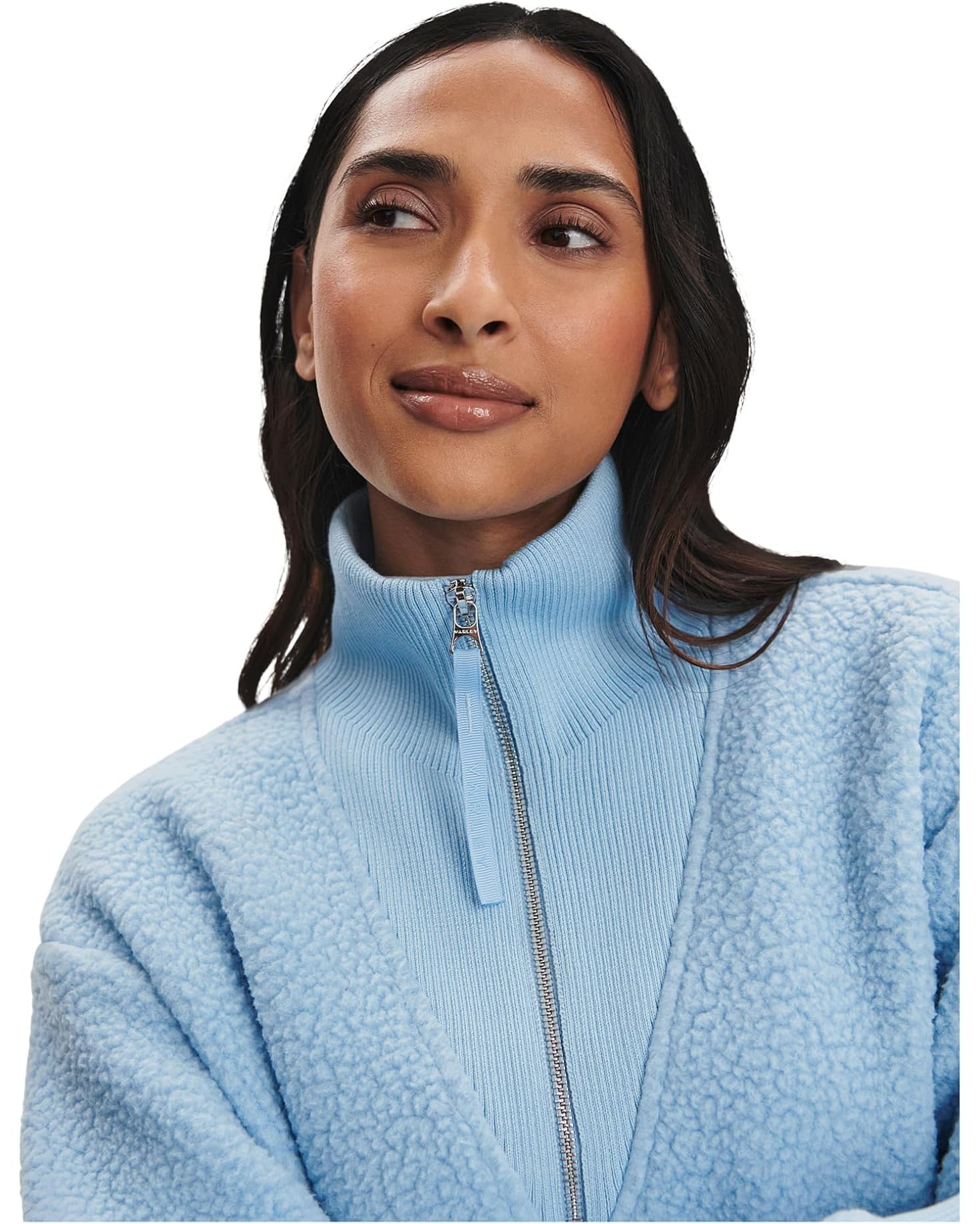 Jaylin Half Zip Fleece-Glacier Blue