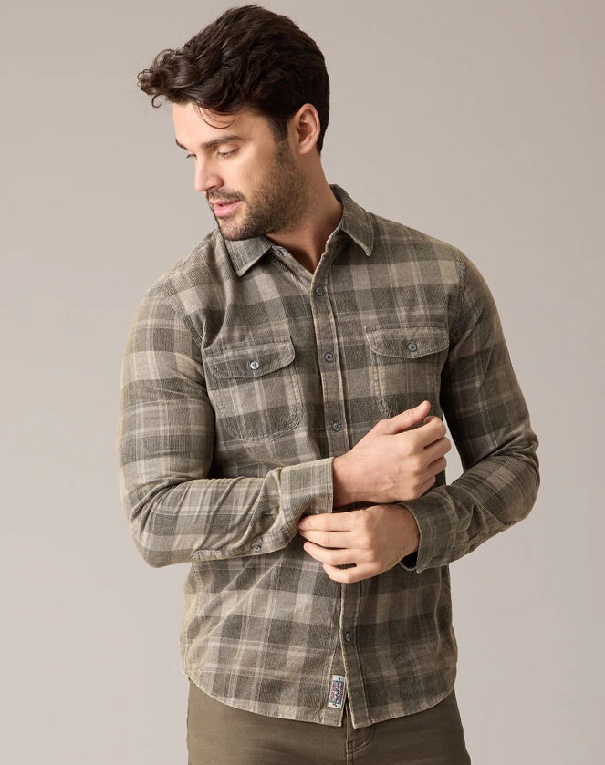 Bolton Vintage Washed Corduroy Shirt