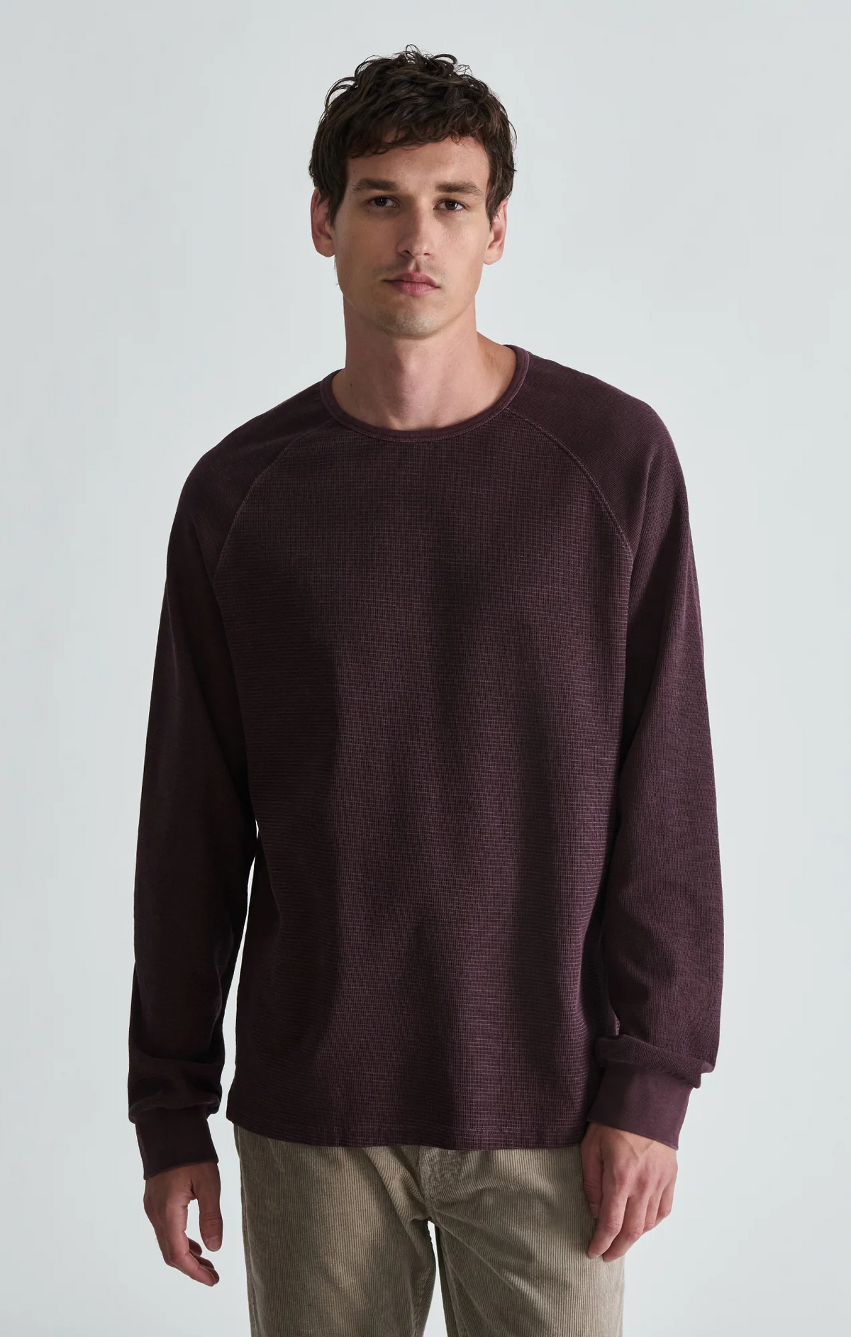 Interlock Raglan Long Sleeve - Dark Brown