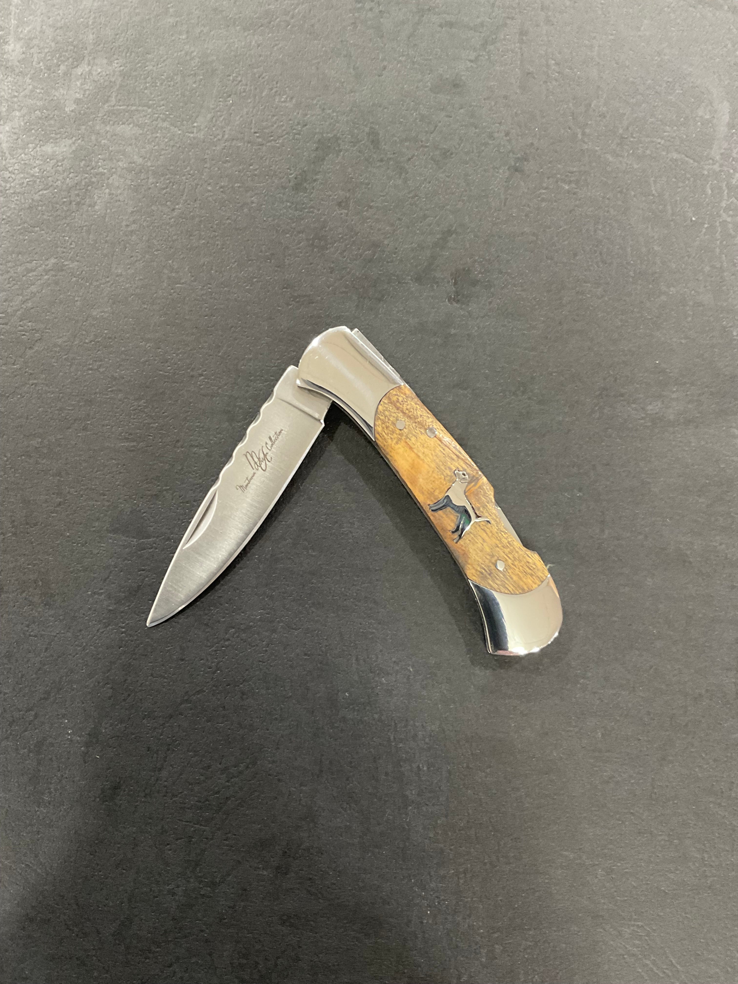 Hand Crafted Pocket Knife - Olive Lab