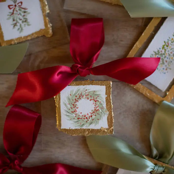 Porter Rivers Hand Painted Watercolor Ornaments