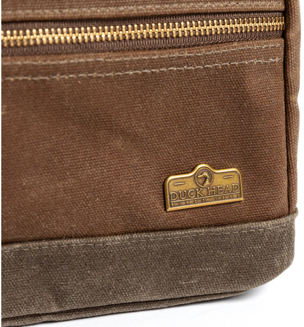 Waxed Canvas Dopp Kit - Brush Brown
