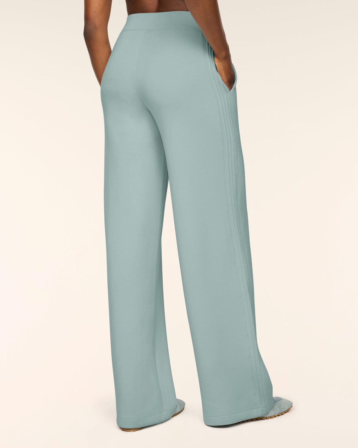Spanx Pintuck Wide Leg Pant - Dew