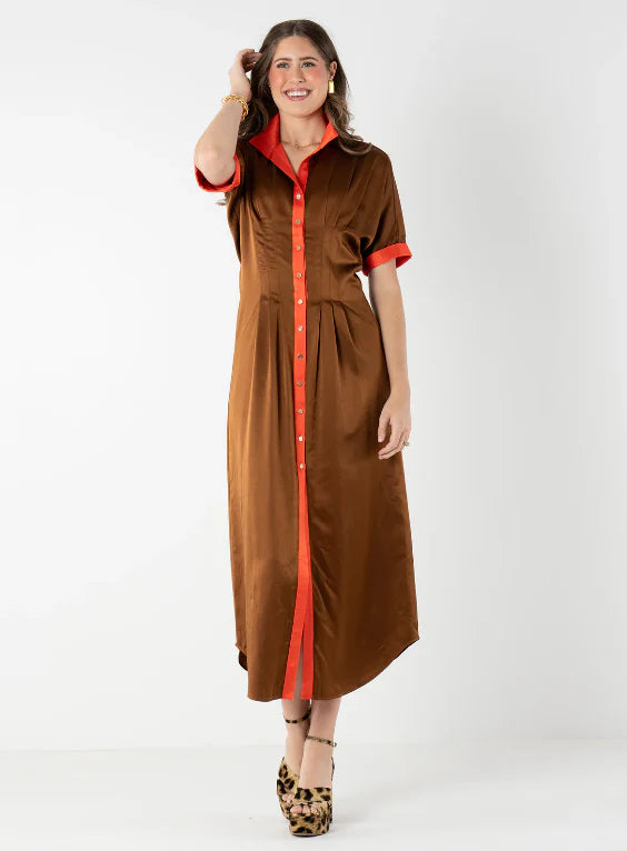 Georgia Dress-Mocha