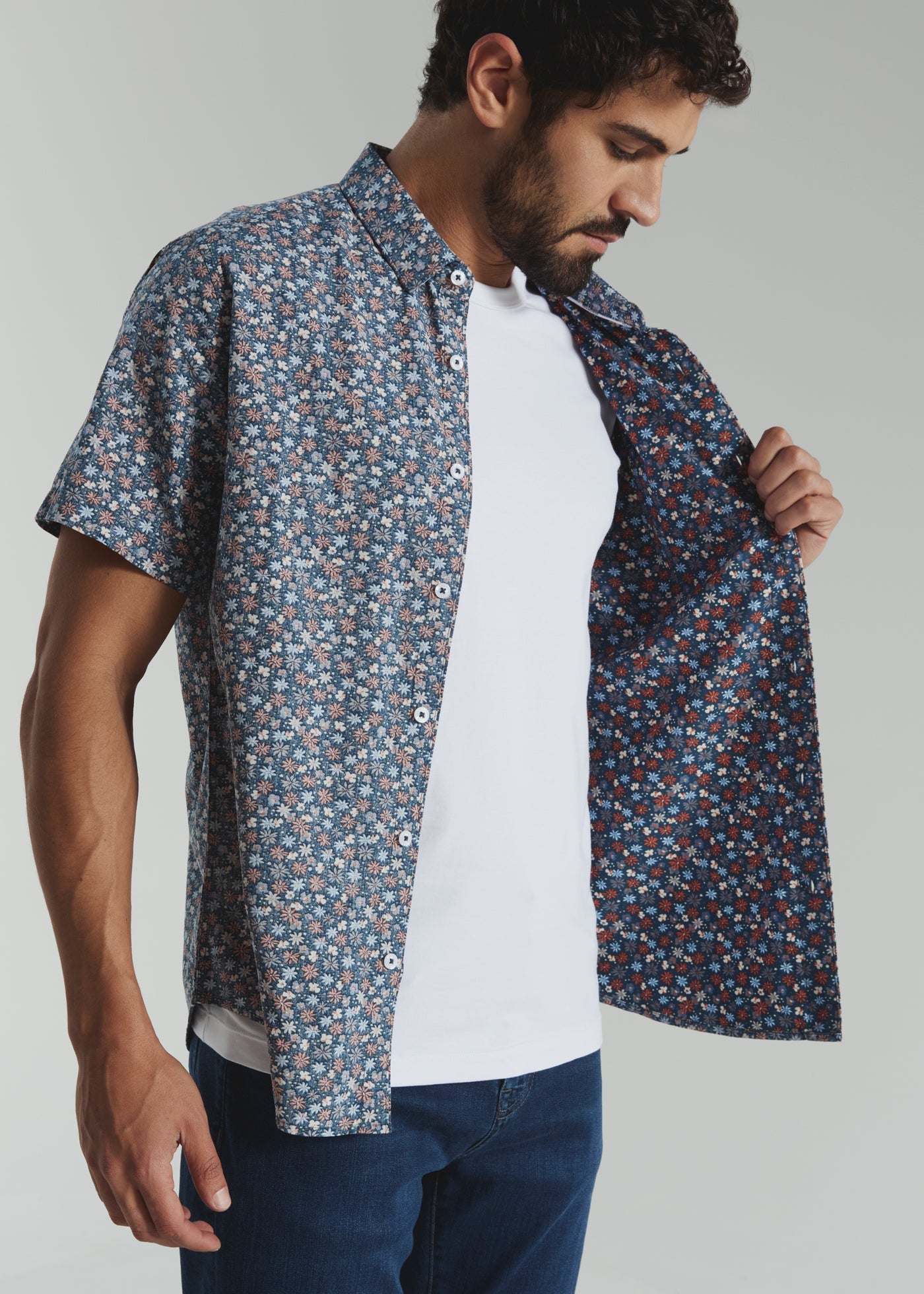 Mulberry Short Sleeve Shirt - Navy