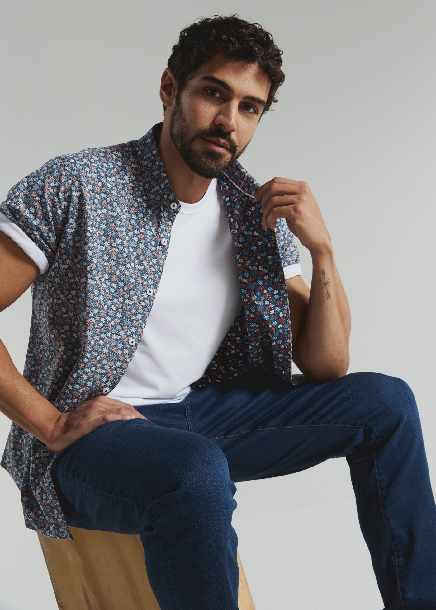 Mulberry Short Sleeve Shirt - Navy